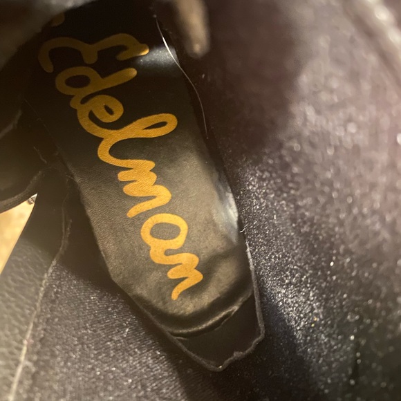 Sam Edelman Jennifer Studded Moto Combat Boot Black Size 4 - Picture 6 of 7